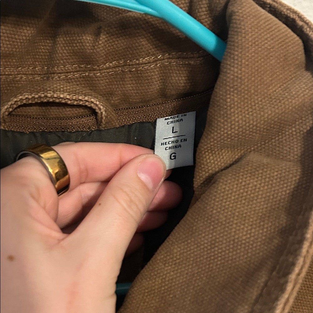 Levi's Men's Tan Military Jacket - Picture 3 of 5